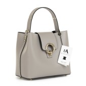 Geanta dama din piele naturala DiAmanti Alice Taupe Deschis Geanta dama din piele naturala DiAmanti Alice Taupe Deschis